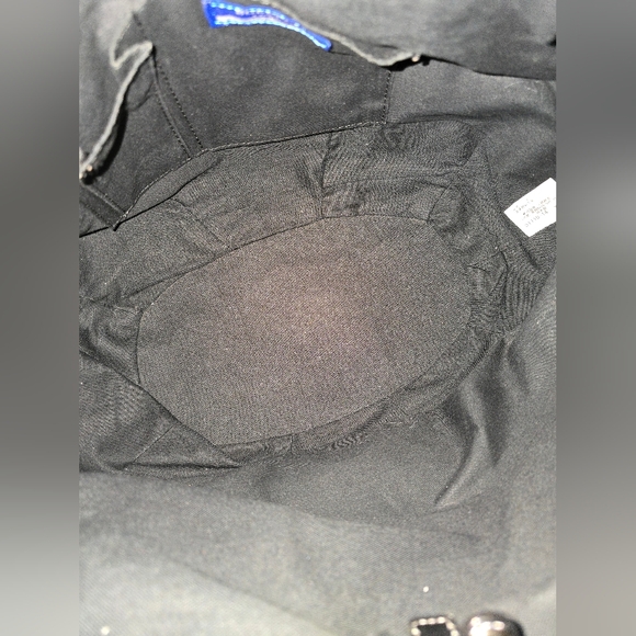 BURBERRY Blue Label Shoulder Bag Coated Canvas Black - Picture 8 of 11